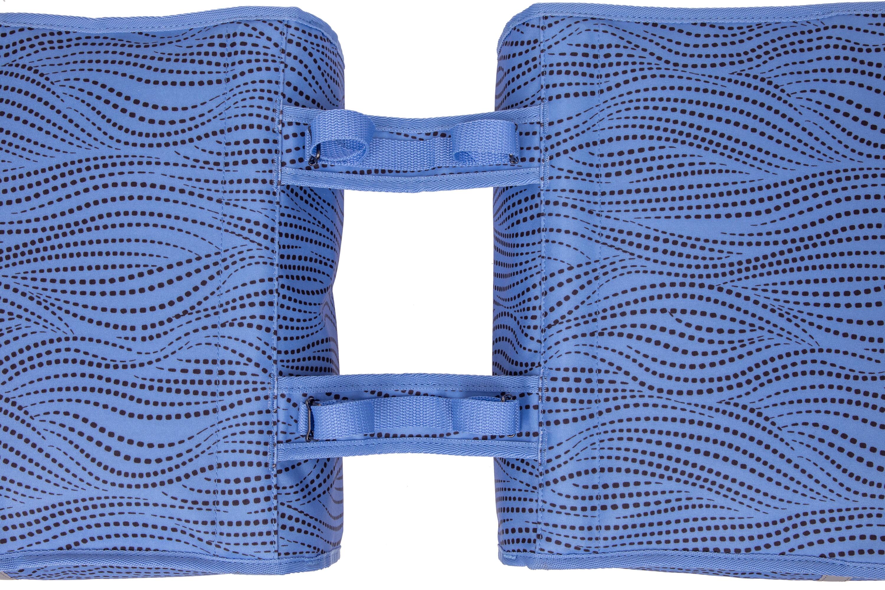 Borsa doppia Fiori Double Alma, Blu 7/7