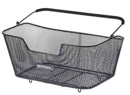 Kosz Rowerowy Base L 48 X 30 X 23 Cm - Czarny