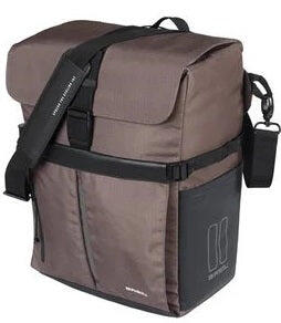 Basil Move MIK Studs sacoche vélo bandoulière 15L - marron. 1/4