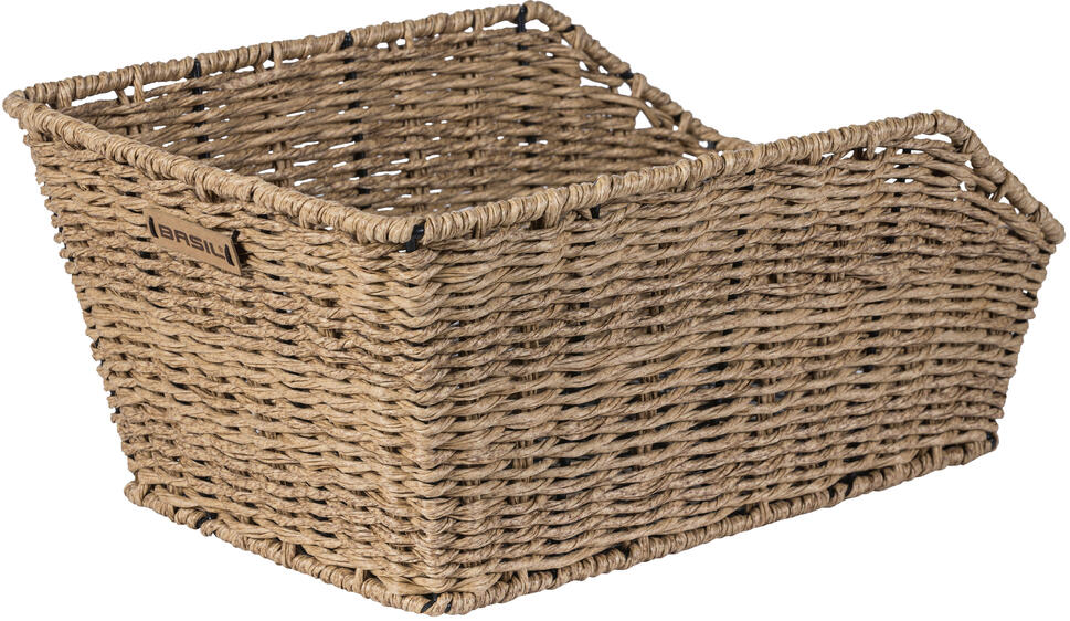 BASIL Tylny kosz rowerowy „Cento Rattan Look” z trawy morskiej