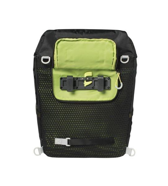 Borsa singola  "Miles" - nero/limone 3/7