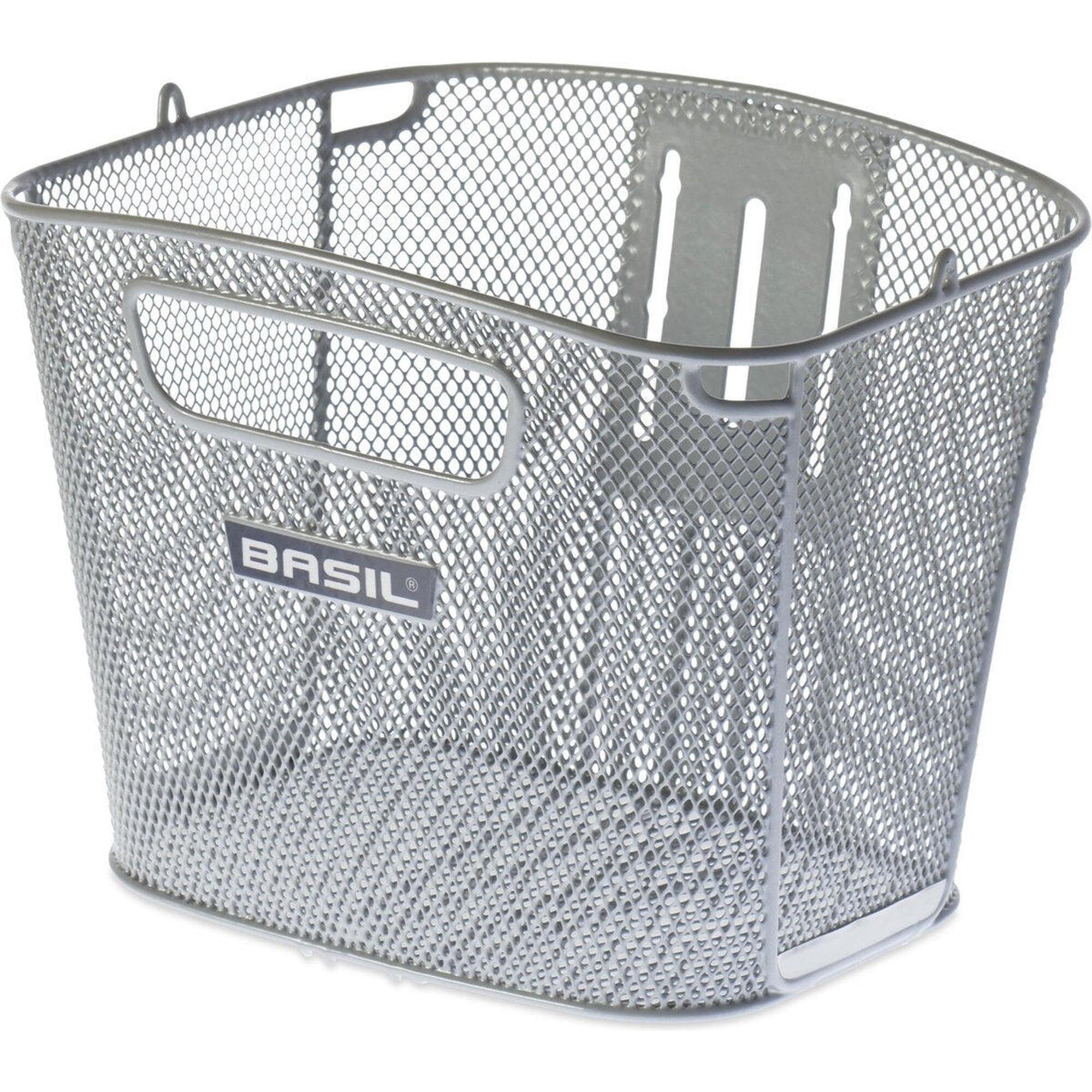 Kosz Rowerowy Bold Front Fm - Srebrny