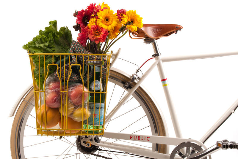 Basil Fietsmand voor Flessen - Zwart 2/3