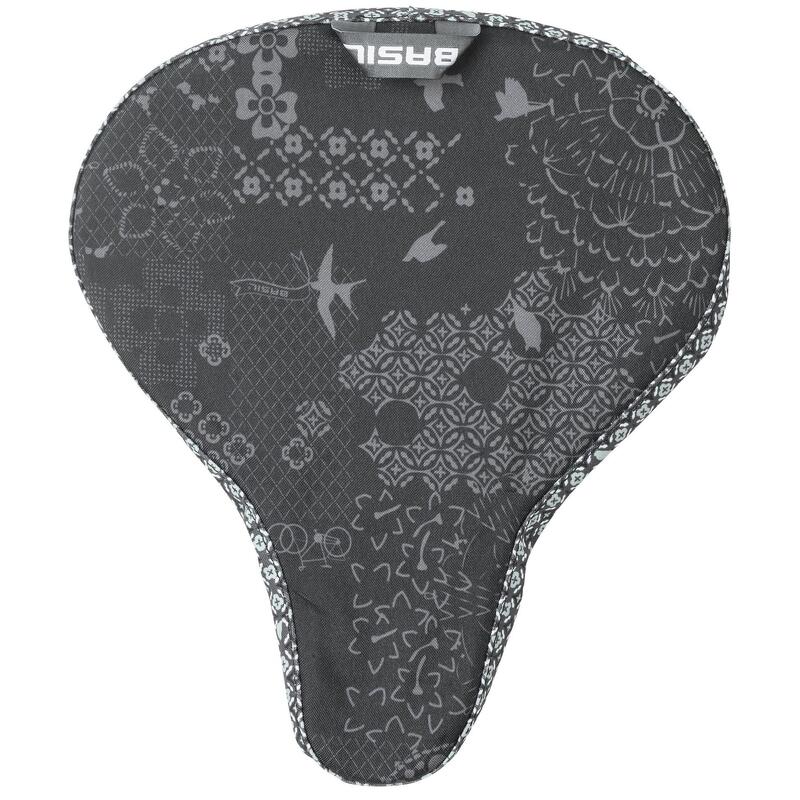 Basil Bohème - Housse de selle imperméable - Charbon