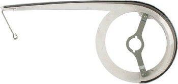 Transparant zwart kettingscherm cambio 50 cm