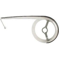 Garde-chaîne Hesling Cambio 38T transparent noir 46 x 18 cm