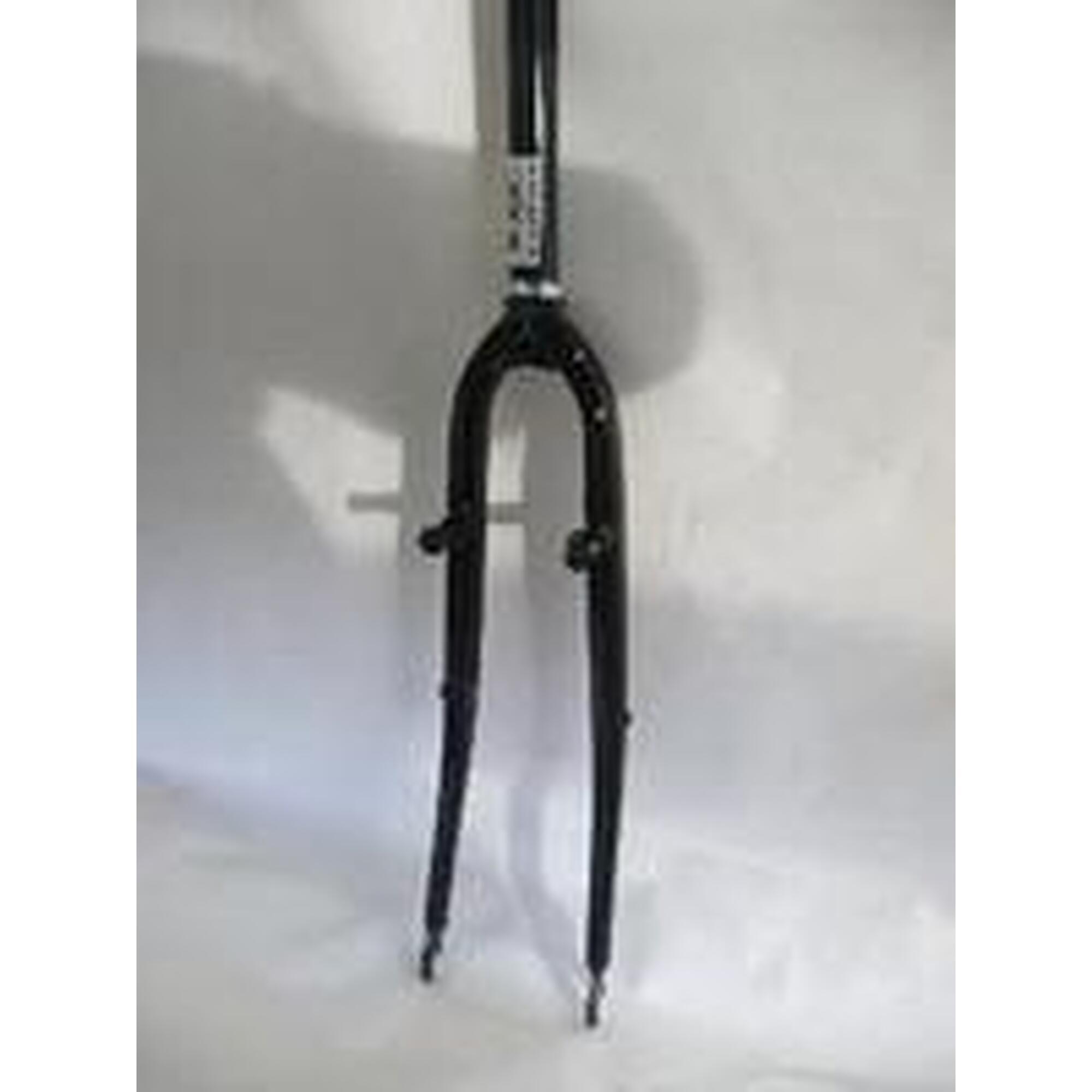 Hulzebos przednia widelka 28'' hybrydowa 1'' stalowa czarna