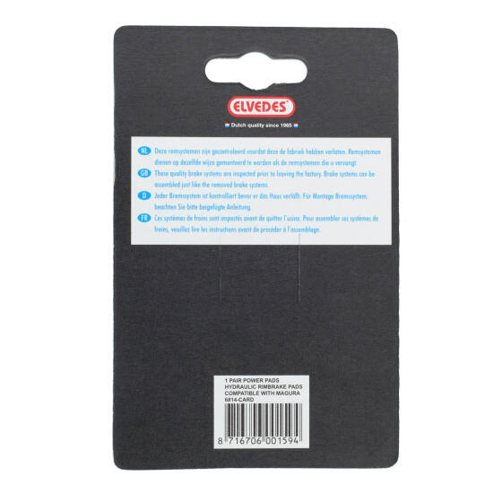 Conjunto de Bloques de Freno Elvedes Power Pads para Magura HS11 HS33 3/4