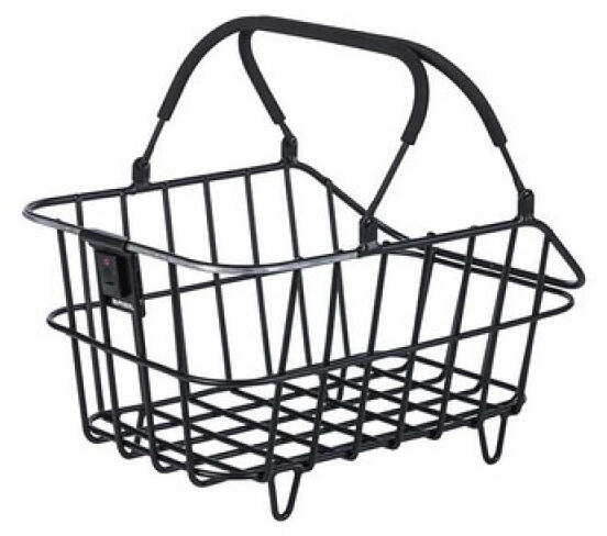 Basil Cento Alu Multi System Nordlicht - Fahrradkorb hinten - schwarz 2/2