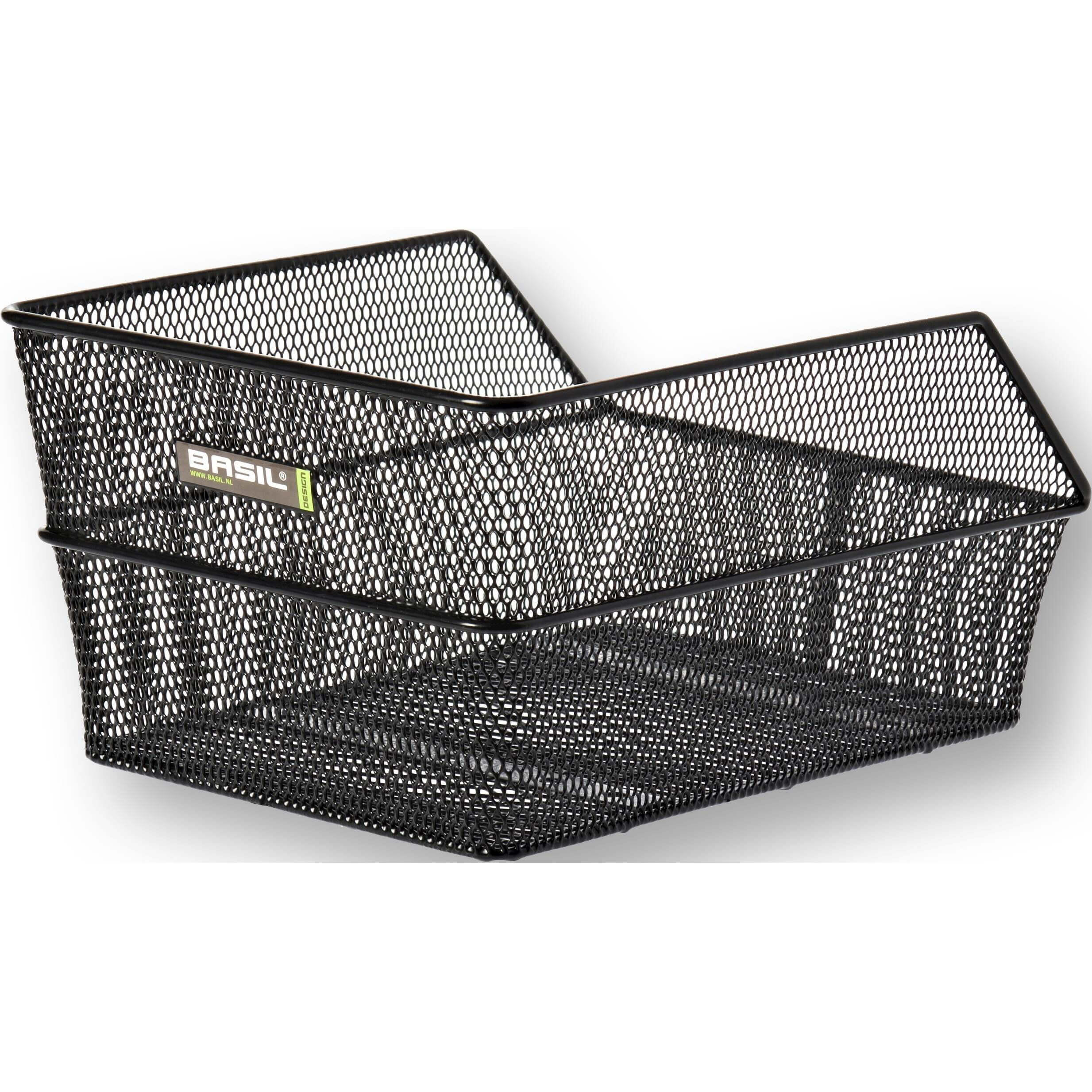 Kosz Rowerowy Cento-S Z Mocowaniem Bagażnika 36 X 26 X 18 Cm - Czarny