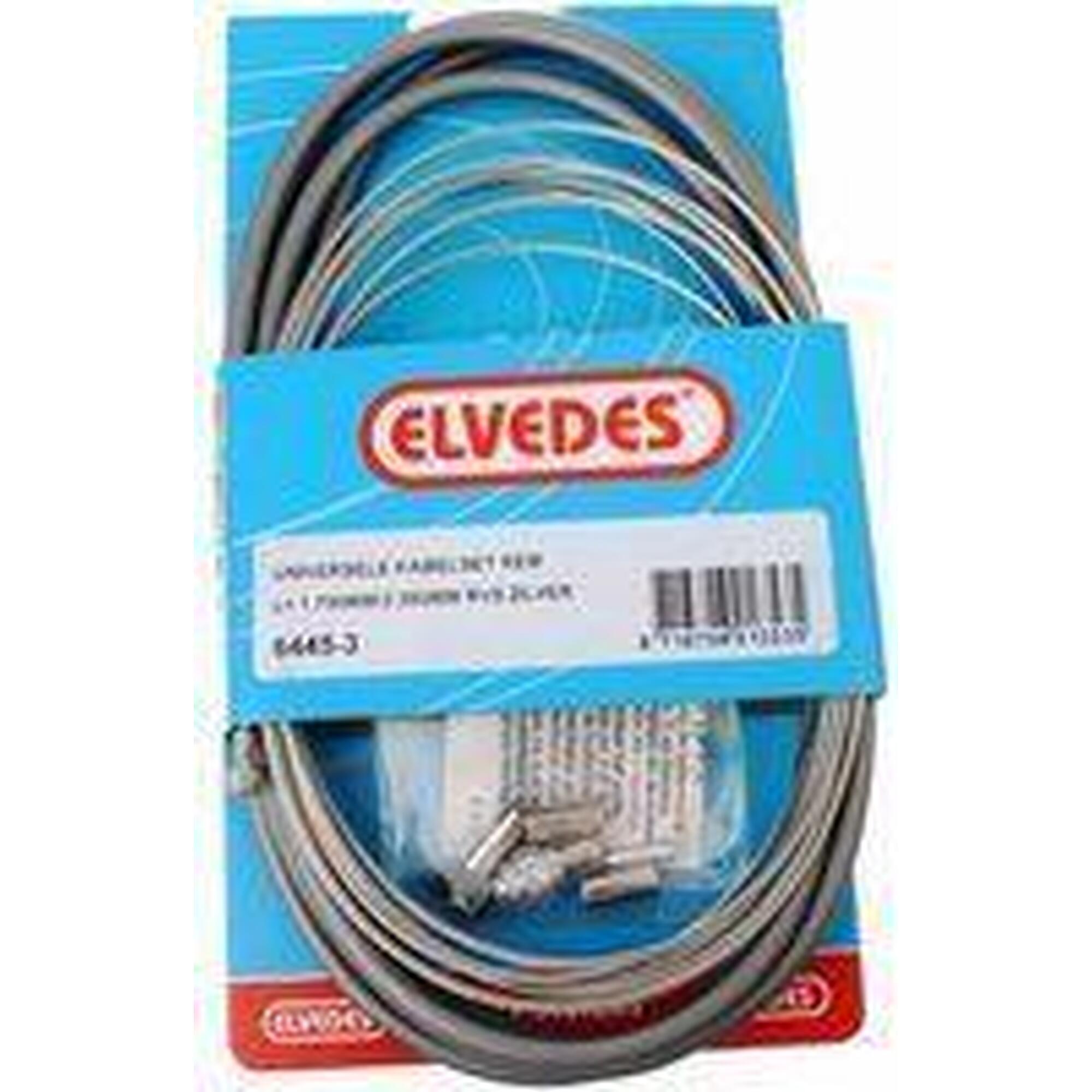 Kit de Câbles de Frein Universel 1700 2350 mm Acier Inoxydable Argent