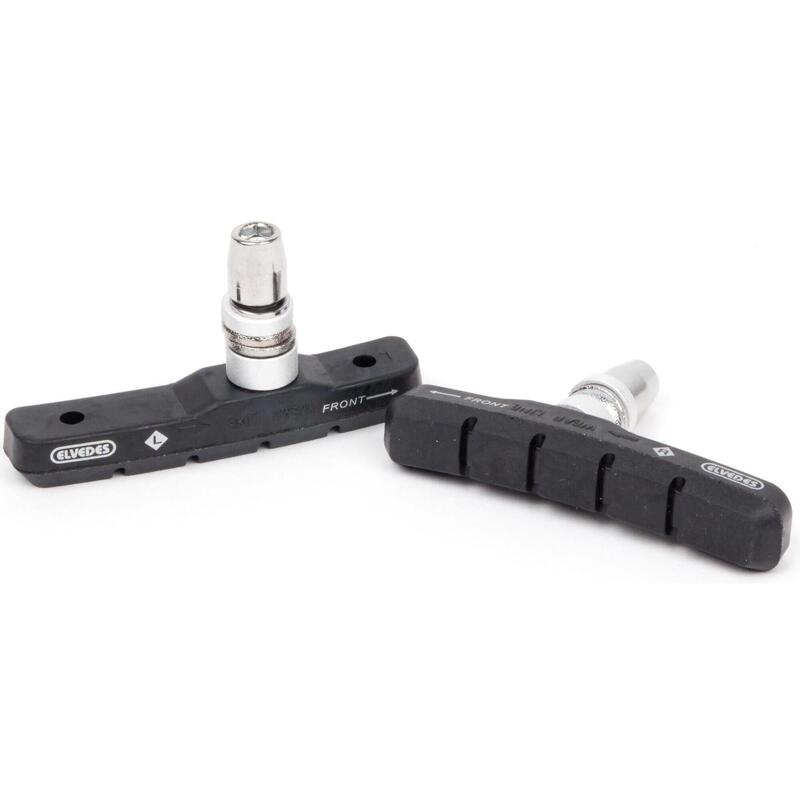 Plaquettes de frein V-Brake noires 72 x 14 mm - 2 pièces      1200€    ELVEDES Plaquettes de frein V-Brake noires 72 x 14 mm - 2 piècesVendu exclusivement en ligne   