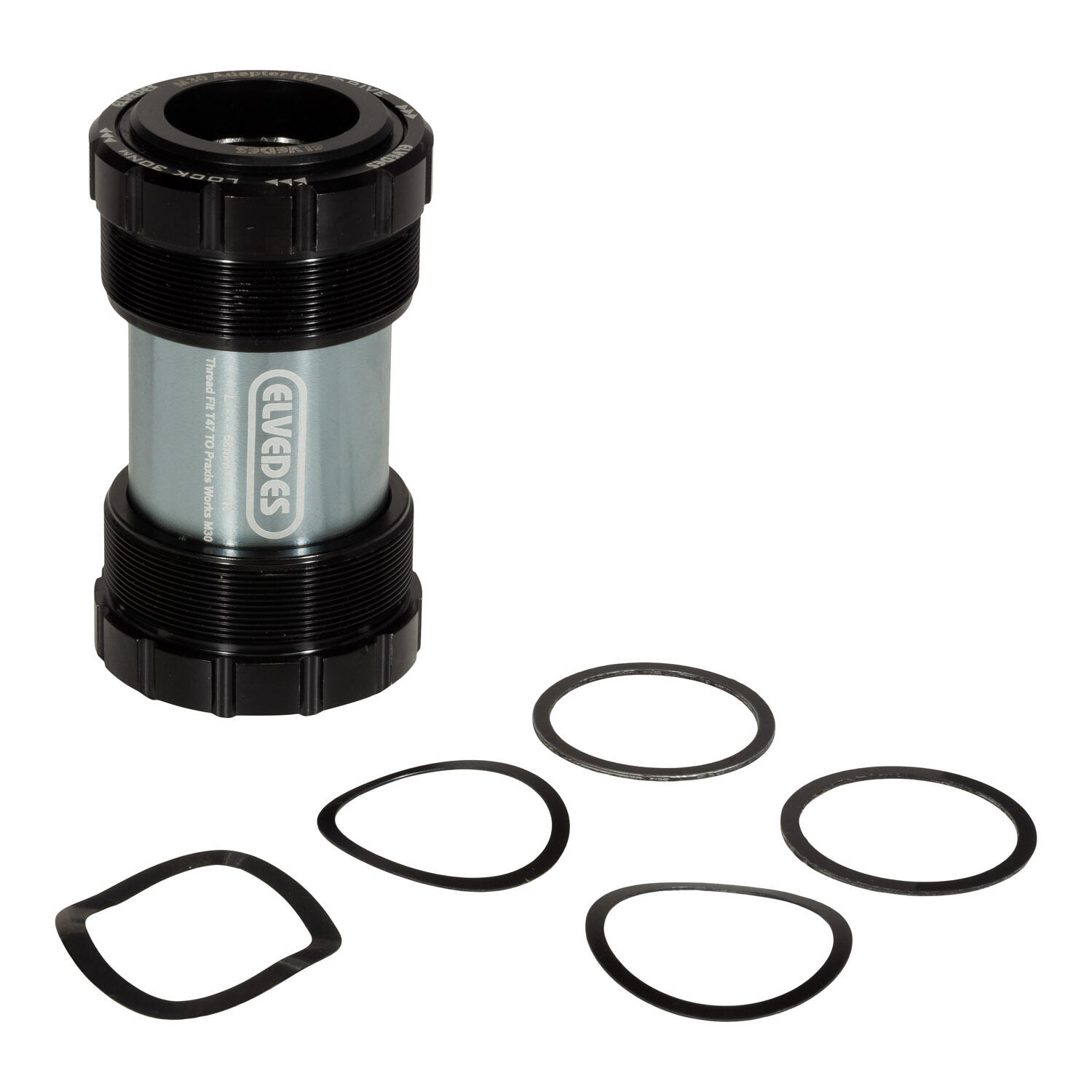 Boîtier de pédalier Elvedes Thread Fit T47 Praxis 2/2