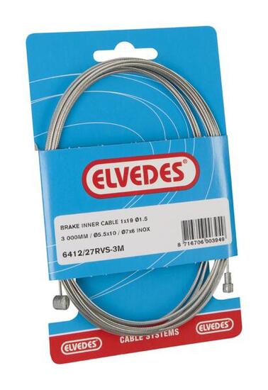 Cavo freno Shimano Elvedes inox 3 m Ø15 mm 1x19.
