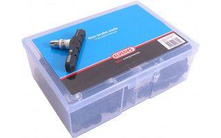 Remblokken v-brake 72 x 15 mm zwart - 50 stuks voor fiets