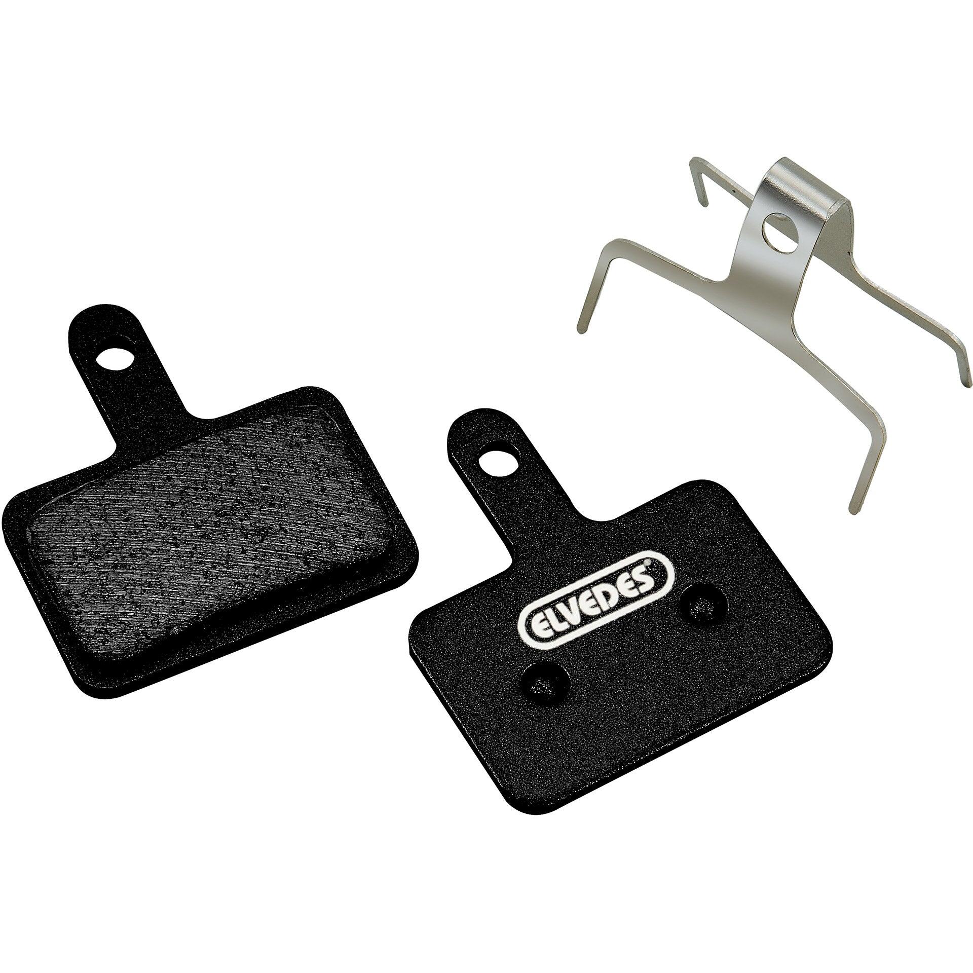Paire de 25 plaquettes de frein vélo metal carbon Elvedes Shimano BR-M375, M415- 4/4