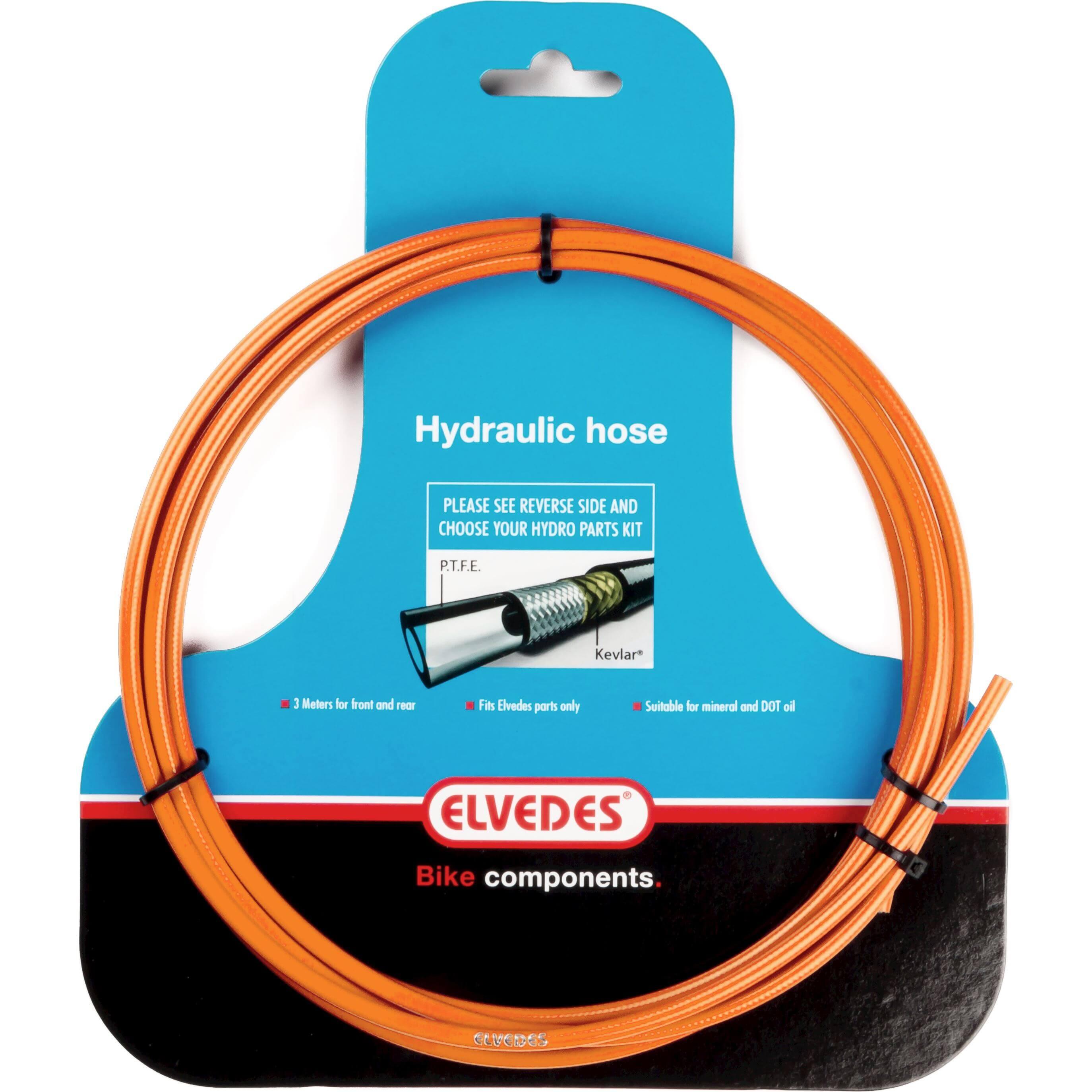 ELVEDES Elvedes Hydro Slang 3 Meter PTFE Oranje voor Remmen