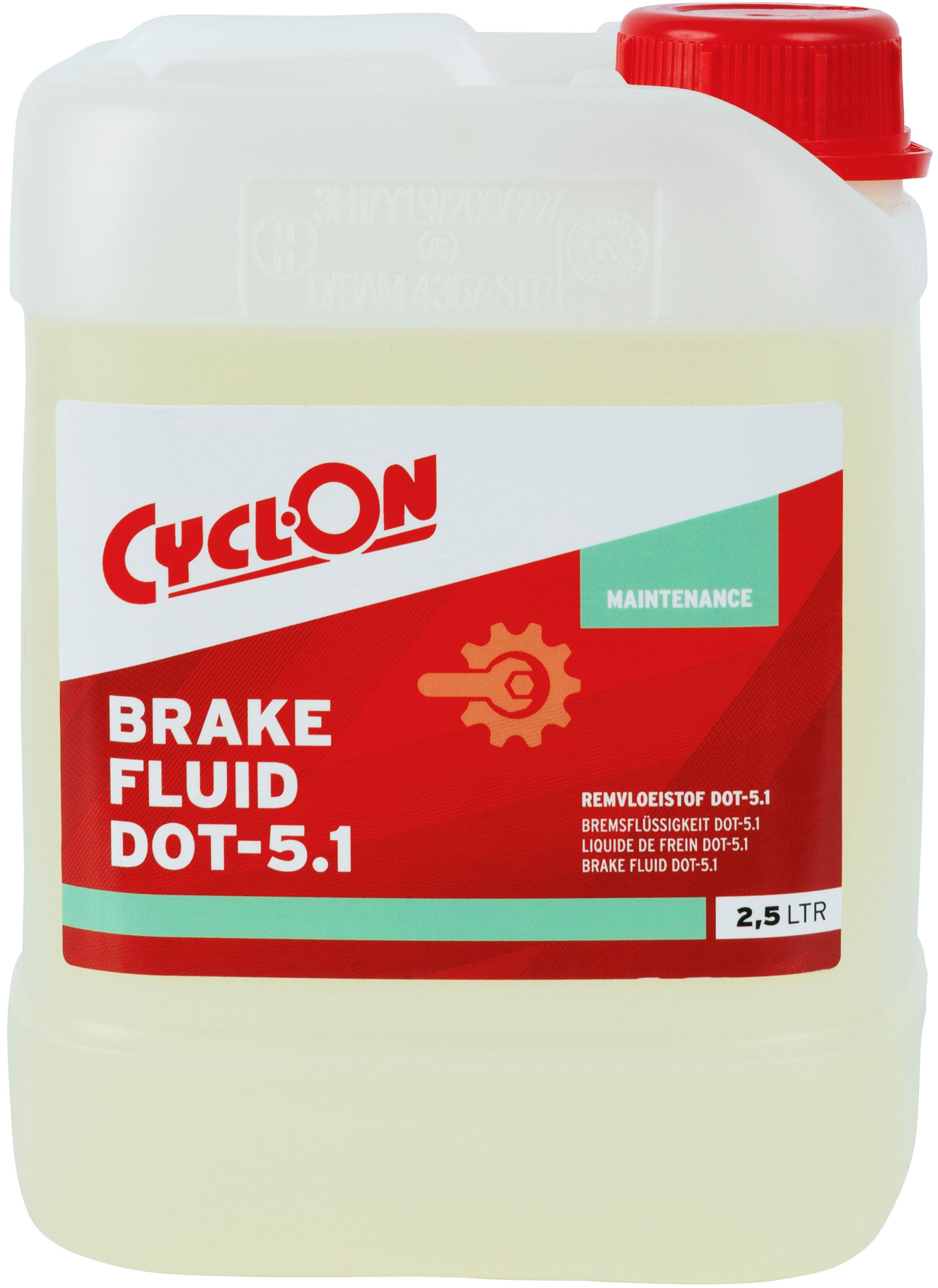Cyclon Bremsflüssigkeit DOT 5.1 2.5 Liter für hydraulische Bremssysteme 2/2