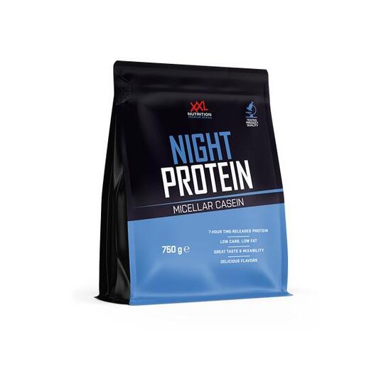 Night Protein - Tot 89% Proteïne, Caseïne Eiwit - Vanille - 750 gram