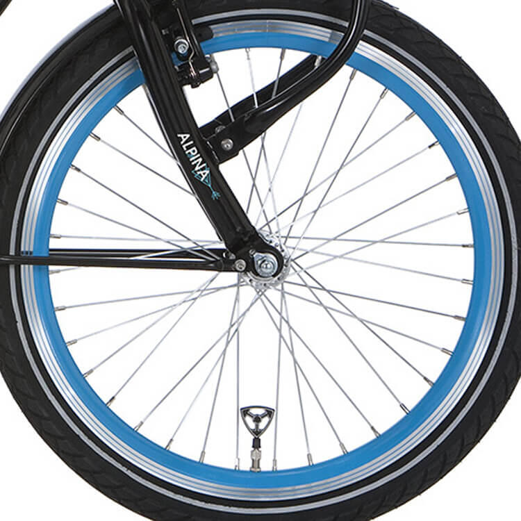 Alpina - Roue Avant Alpina 20 Pouces - Sea Green Zink Spk Pour Modèles Clubb - Moyeu De Roue De Vélo - 20 Cm - Decathlon