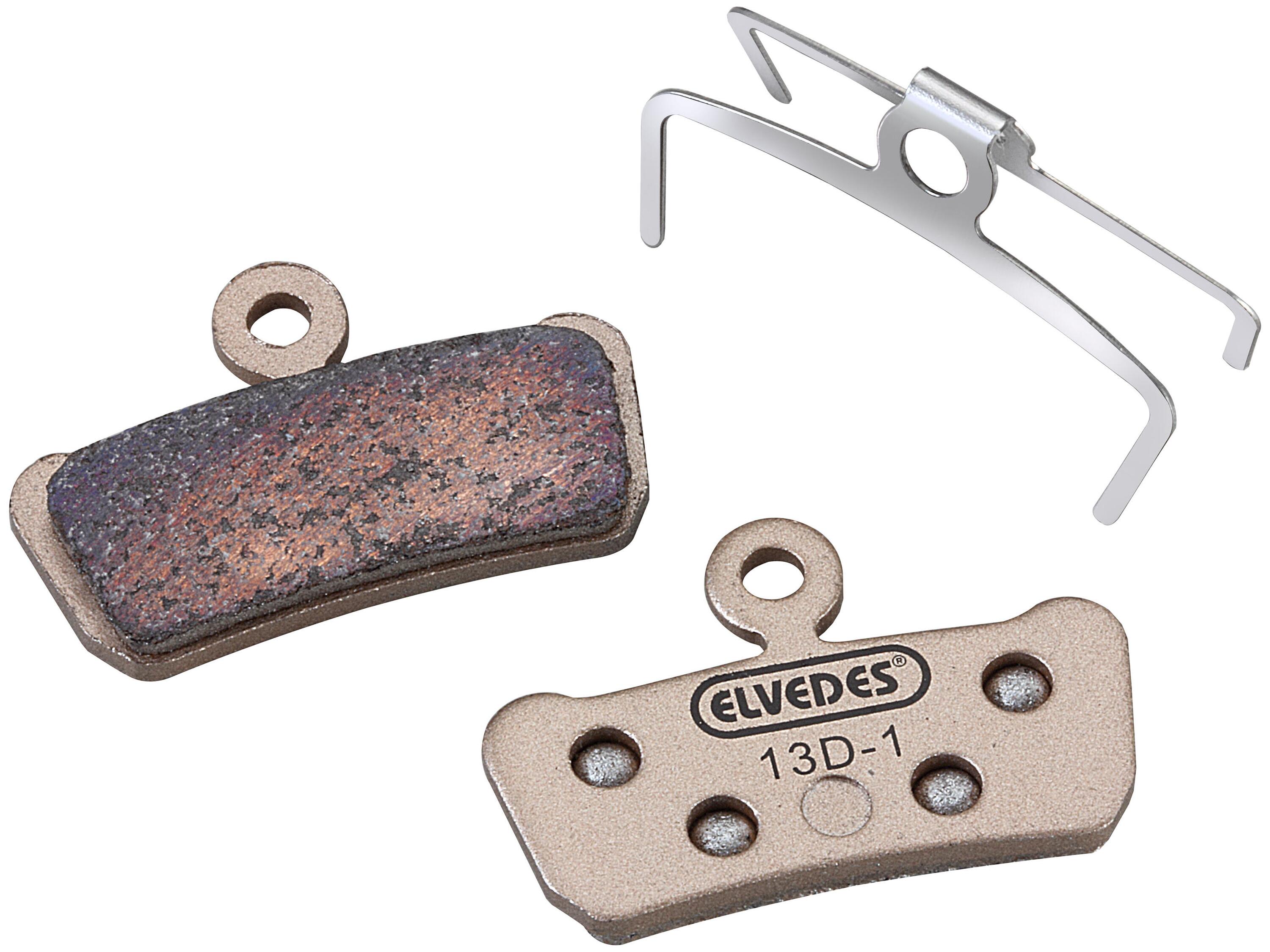 Paire de 10 plaquettes de frein vélo métaliques Elvedes SRAM Guide / Avid XO Tra 3/3
