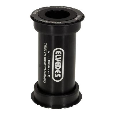 Elvedes twist fit trapassysteem voor bb386 shimano 46 x 86 mm