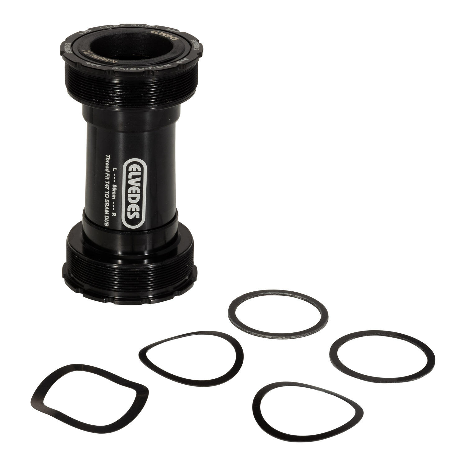 Eje de pedalier Elvedes para Sram DUB T47 86mm 2/3