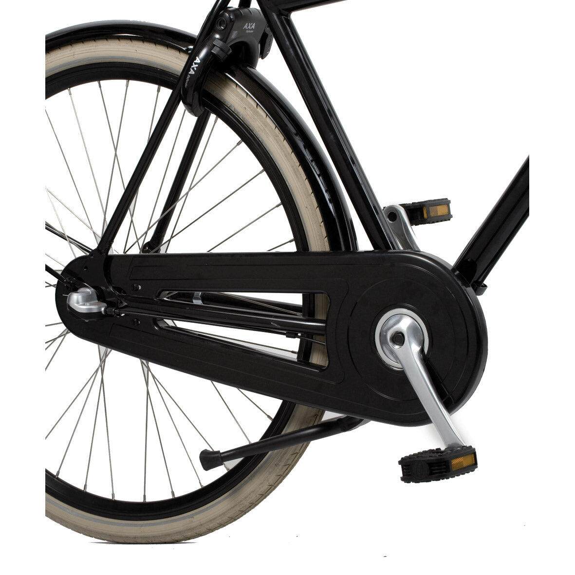 Falkx Fiets Kettingkast - Kettingbeschermer Zwart Bevestiging 26 - 28
