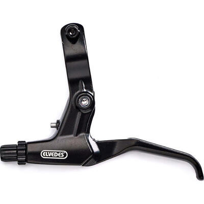 Elvedes 2-Finger Bremsgriff mechanische Scheibenbremse links schwarz