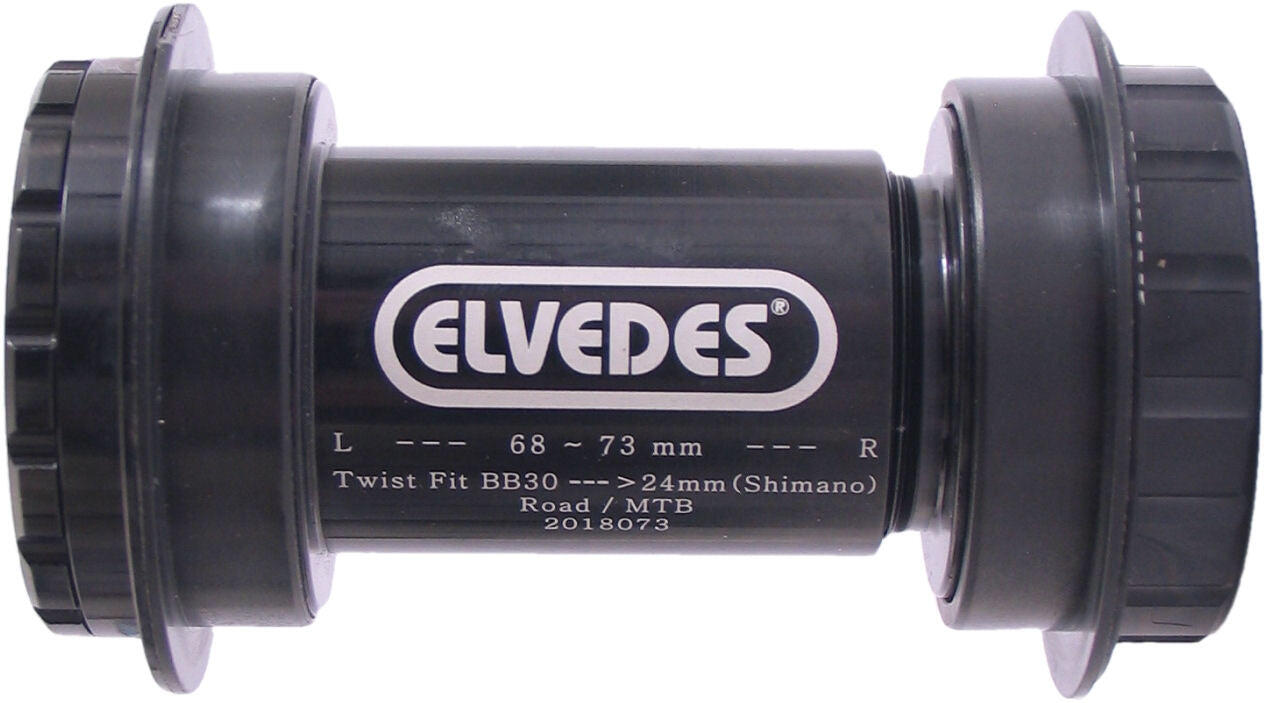 Boîtier de pédalier Elvedes PRESS-FIT 30 -> 24 mm (42 mm/46 mm) + Spacer 90,6/95 5/5