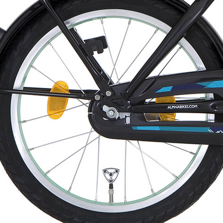 Alpina - Roue Arrière Alpina 18 Pouces Avec Moyeu De Frein J20 En Couleur Menthe - Moyeu De Roue De Vélo - 180 Mm - Decathlon