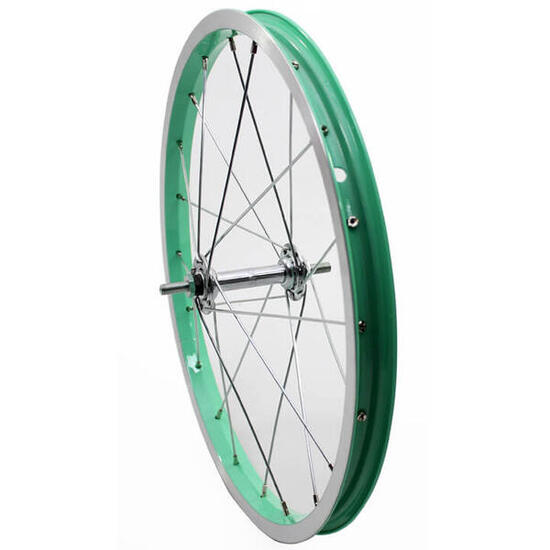 Alpina koło przednie 18" felga miętowa YS7332 srebrne szprychy
