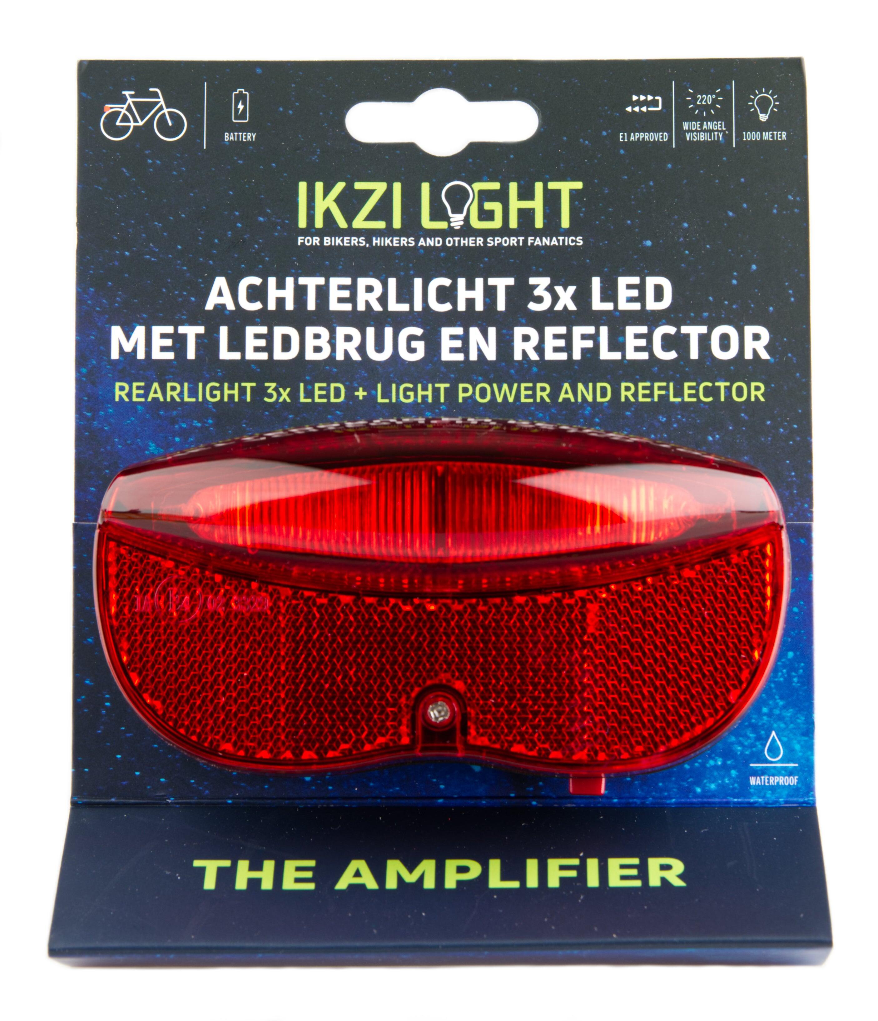 Imp IkziLight fanale posteriore a batteria 3 LED 50 mm. 4/4