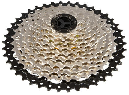 Tecora Primax E cassette 10-speed 11-42T zilver (in doos).