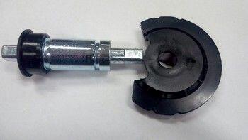 Trapaskit 128 x 30 mm in zilver en zwart 1/2