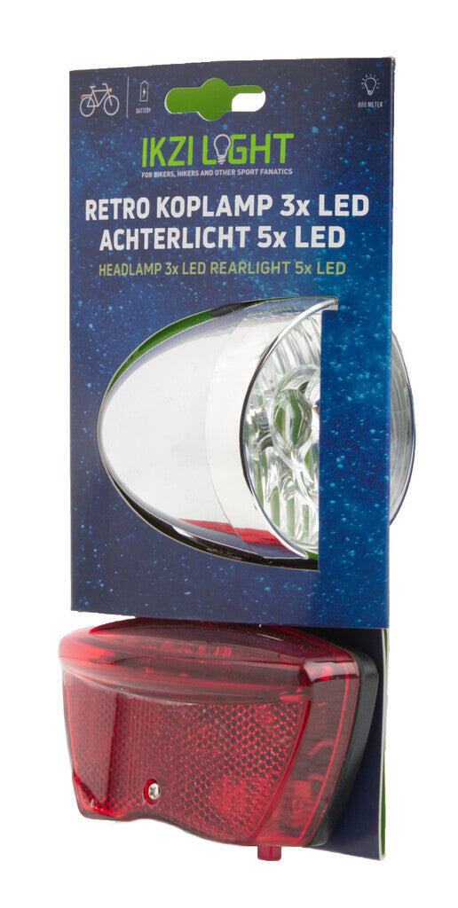 Éclairage Éclairage Retro LED Batterie en argent rouge 4/4