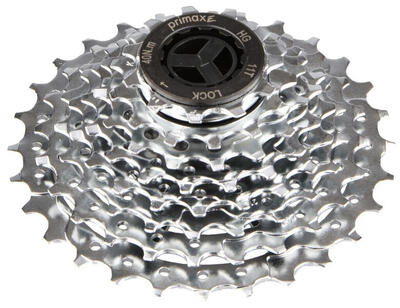 Primax e 8-speed cassette 11-28t zilver voor fietsen