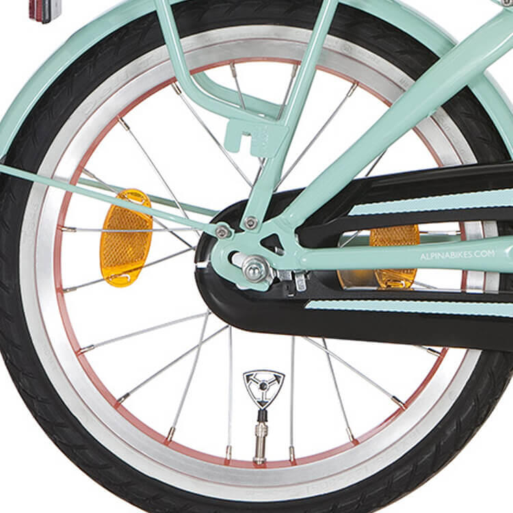 Alpina - Roue Arrière Alpina 16 Pouces - Compatible Avec Clubb, Cargo, Girlpower - Moyeu De Roue De Vélo - 160 Mm - Decathlon