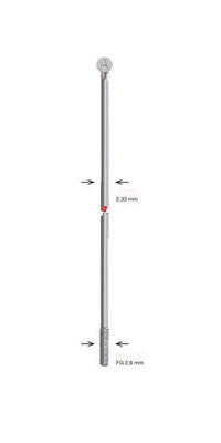 Raggi Alpina 13G 250 mm Ø 2.33 mm filettatura FG 2.6 - 144 pezzi.