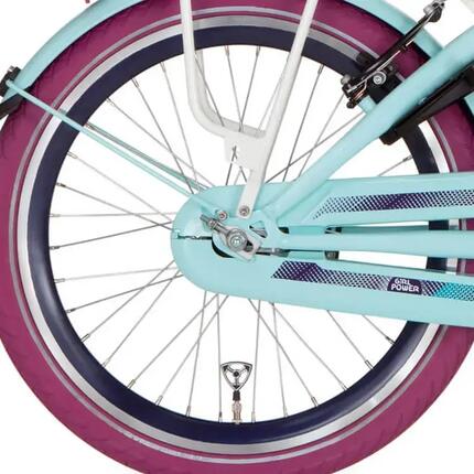 Alpina tylne koło 20 inch z piastą J19DB fioletowe