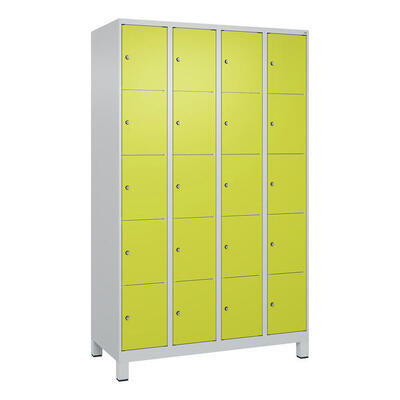 Fächerschrank Classic Plus, 5 Fächer übereinander, Abteilbreite 30 cm, mit
