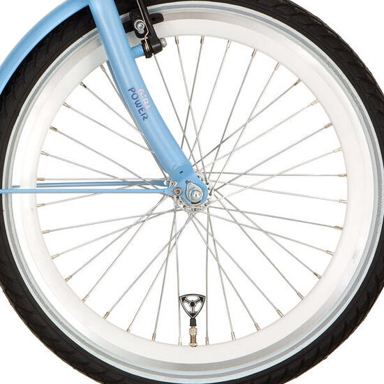 Ruota anteriore Alpina 22 pollici J19DB White Matt YS755 raggi zincati.