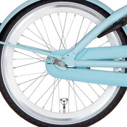 Roue Arrière Alpina 20 Pouces J19DB Zinc Blanc Brillant