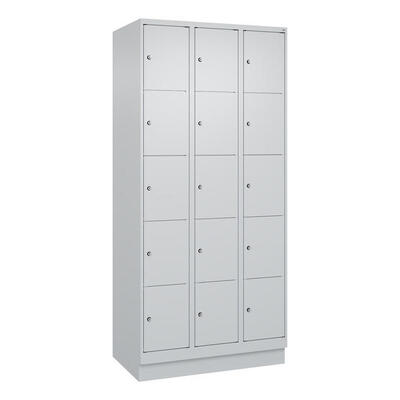 Fächerschrank Classic Plus, 5 Fächer übereinander, Abteilbreite 30 cm, mit