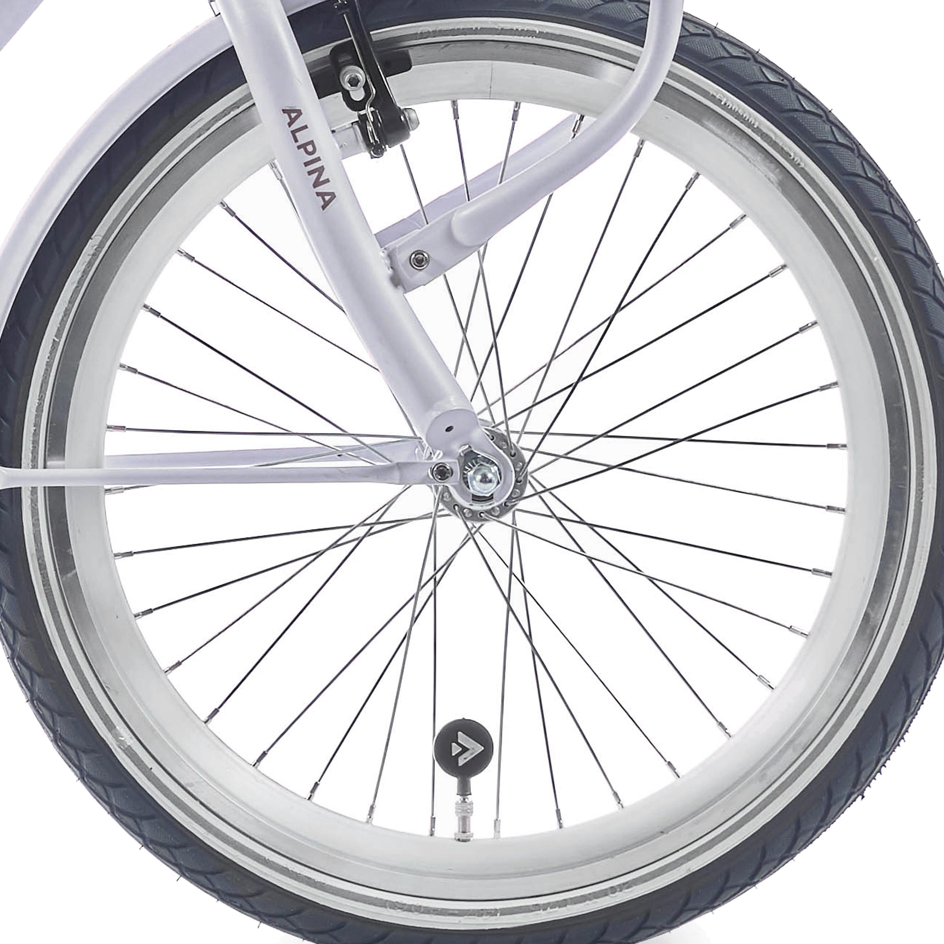 ALPINA Ruota anteriore Alpina 20 Ocean/Clubb HLQC, argento.