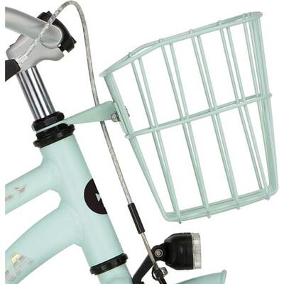 Alpina mand 16/18 ocean glace mint matt - fietsmand voor kids