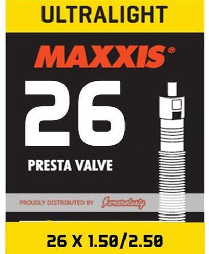 Maxxis 26 X 1.50/2.50 Ultralight Tube ( Presta FV SEP 48mm )