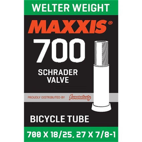 Maxxis 700x18/25, 27x7/8-1 Welter Weight Tube (Schrader SV 32mm)