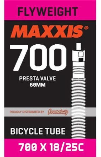 Maxxis 700 X 18/25C Flyweight Tube Presta FV SEP 60mm