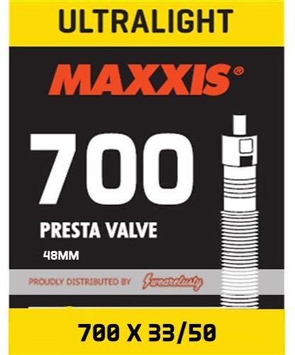 Maxxis 700 X 33/50 Ultralight Tube ( Presta FV SEP 48mm )